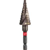 #3 Shockwave Impact Duty Step Drill Bit, 3/16" - 3/4" , 1/16" Increments, Titanium Mukwa Safety Services
