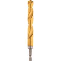 Shockwave Drill Bit, 1/2", Titanium, 3-21/64 Flute, 135° Point Mukwa Safety Services