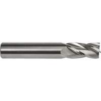 Square End Mill, 3/16" Dia., 2" L, 4 Flutes, 3/16" Shank, Carbide Mukwa Safety Services
