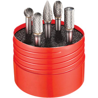 Jeu de fraises &agrave; taille double, 5 morceaux Mukwa Safety Services