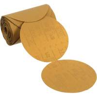 Stikit Gold Paper Sanding Disc Roll, 6" Dia., P120 Grit, Aluminum Oxide Mukwa Safety Services