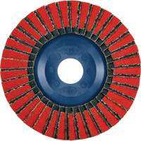 Twin Flap Disc, 4-1/2" x 7/8", Type 27, 40 Grit, Ceramic/Zirconia Alumina Mukwa Safety Services