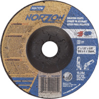 NorZon Plus SGZ Grinding Wheel, 4" x 1/8", 5/8" Arbor, Ceramic Alumina, Type 27 Mukwa Safety Services