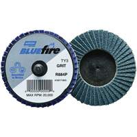 BlueFire&reg; R884P Mini Flap Disc, 2" x Type 27, 40 Grit, Zirconia Alumina Mukwa Safety Services