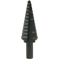 Multi-Hole Step Bit, 3/16"/4.8 mm - 7/8"/#4/22.2 mm  Mukwa Safety Services