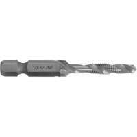 Drill/Tap Bit, #10, High Speed Steel Mukwa Safety Services