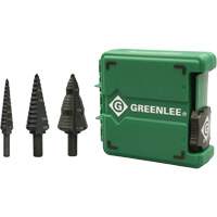 Step Bit Set, 1/8"/3/16" - 1/2"/7/8"/1-1/8"  Mukwa Safety Services