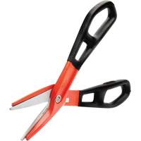Cisaille d'&eacute;tain en aluminium dentel&eacute; de 13" avec poign&eacute;e tremp&eacute;e, Longueur de coupe de 3", Coupe Droit Mukwa Safety Services