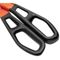 Cisaille d'&eacute;tain en aluminium dentel&eacute; de 13" avec poign&eacute;e tremp&eacute;e, Longueur de coupe de 3", Coupe Droit Mukwa Safety Services