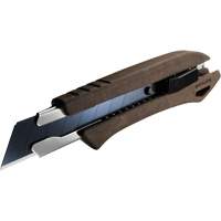 Auto-Lock Knife, 18 mm, Wood Handle Mukwa Safety Services