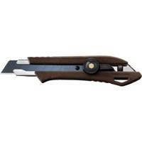 Ratchet Lock Knife, 18 mm, Wood Handle Mukwa Safety Services