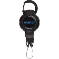 Plastic Tool Retractor with Lanyard, Retractable, Buckle/Loop Mukwa Safety Services