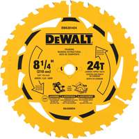 Lame de scie circulaire &agrave; refendre, 8-1/4", 40 dents, Pour Bois Mukwa Safety Services