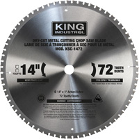 Lame de scie &agrave; tronçonner, 14", 72 dents, Pour M&eacute;tal Mukwa Safety Services