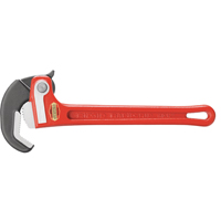 RapidGrip Pipe Wrench, 1" Jaw Capacity, 10" Long Mukwa Safety Services