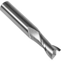 S108 30° Square End Mill, 9/16" Dia., 3-1/2" L, 2 Flutes, 9/16" Shank, Carbide Mukwa Safety Services