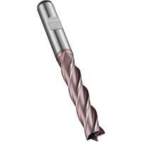 Square End Mill, 5 mm Dia., 68 mm L, 4 Flutes, 6 mm Shank, High Speed Cobalt Mukwa Safety Services