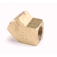 Pipe Elbows 45° Extruded, Brass, 1/4" Mukwa Safety Services