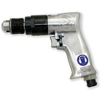ADX380R Air Drill Rev, 4 CFM, 1/4" NPT, 86.8 dBA, 3/8" Chuck, Keyed Mukwa Safety Services