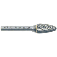 F5-NF 1/4" Round Nose Shape Bur for Aluminum/Non-Ferrous Materials, 1/2" Dia. Mukwa Safety Services