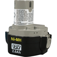 Pod-Style Battery, Ni-MH, 12 V, 2.6 A Mukwa Safety Services