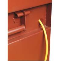 Jobsite Shelf Cabinet, Steel, 47.5 Cubic Feet, Red Mukwa Safety Services