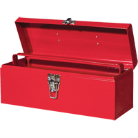 Coffre &agrave; outils portatif ATB100 avec plateau en m&eacute;tal pour outils, 6" P x 16" la x 6-1/2" h, Rouge Mukwa Safety Services