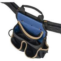 Combin&eacute;s de ceinture &agrave; outils &agrave; 20 pochettes, Polyester, Noir Mukwa Safety Services