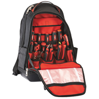 Sac &agrave; dos de chantier, 20" lo x 16" la, Noir, Balistique Mukwa Safety Services