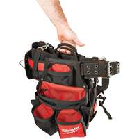 Contractor Work Belt With  Suspension Rig, Nylon, Black Mukwa Safety Services