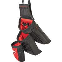 Contractor Work Belt With  Suspension Rig, Nylon, Black Mukwa Safety Services