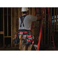 Contractor Work Belt With  Suspension Rig, Nylon, Black Mukwa Safety Services