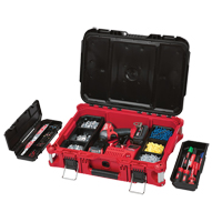 Boîte &agrave; outils Packout, 22" x 16" x 7", Noir/Rouge Mukwa Safety Services