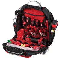 Sac &agrave; dos pour le chantier Ultimate, 20" lo x 17" la, Noir, Balistique Mukwa Safety Services