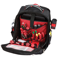 Sac &agrave; dos &agrave; profil bas, 10" lo x 12" la, Noir, Balistique Mukwa Safety Services