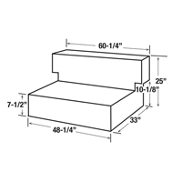 Steel Fuel Transfer Tank, Steel, 100 Gal. Capacity, Black Mukwa Safety Services