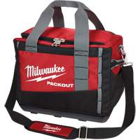 Sacs &agrave; outils Packout, Nylon balistique, 2 pochettes, Noir/Rouge Mukwa Safety Services