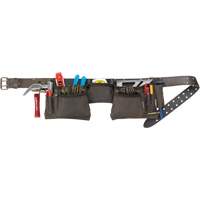 Constructor's Tool Belt, Leather, Tan Mukwa Safety Services