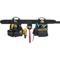 Electrician's Tool Belt, Polyester, Black Mukwa Safety Services