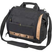 Multi-Compartment Tool Carrier, Polyester, 33 Pockets, Black Mukwa Safety Services