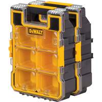 Mid-Size Pro Organizer, 4-1/2" W x 10-1/4" D x 13-3/5" H, Black/Yellow Mukwa Safety Services
