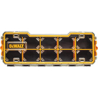 Compartment Pro Organizer, 6-5/8" W x 17-5/8" D x 2-7/8" H, Black/Yellow Mukwa Safety Services