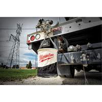 Utility Bucket, 11-4/5" L x 11-4/5" W x 14-3/5" H, Canvas, Beige/Black Mukwa Safety Services