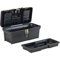 Coffre &agrave; outils avec plateau de s&eacute;rie 2000, 16" la x 7-1/10" p x 8-1/10" h, Noir/Jaune Mukwa Safety Services