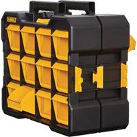 Organisateur Flip-Bin, 3-7/8" la x 17-3/4" p x 13-7/8" h, Noir/Jaune Mukwa Safety Services