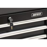 Chariot &agrave; outils industriel, 3 tiroirs, 29-4/5" la x 21-1/5" p x 38-4/5" h, Noir Mukwa Safety Services