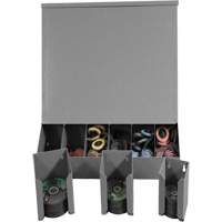 Distributeur aliment&eacute; par gravit&eacute; avec couvercle Mukwa Safety Services