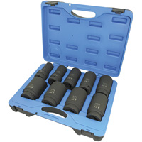 Jeu de douilles SAE &agrave; 6 pans PS901D, 9 Mcx, Chocs, Prise de 1", Profond Mukwa Safety Services