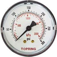Replacement Pressure Gauge, 2" , 0 - 175 psi, Back Mount, Analogue Mukwa Safety Services