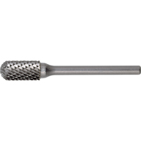 Fraises au carbure solide - Forme cylindrique avec embout sph&eacute;rique CLEVELAND, , 1/8" dia., 9/16" profondeur de la coupe Mukwa Safety Services
